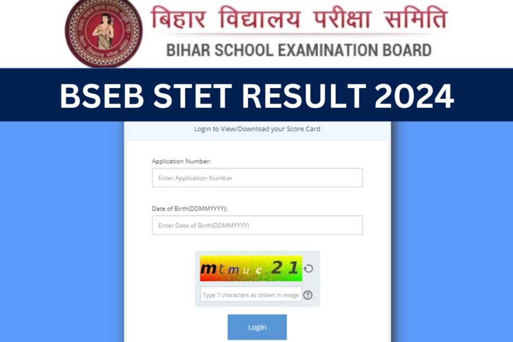 Bihar STET Result 2024, Download Link BSEB TET Result Cut-off PDF Release Date @secondary.biharboardonline.com