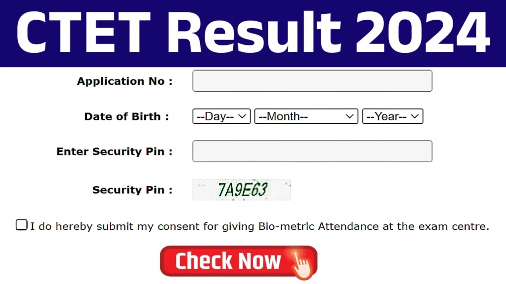 CTET Result December 2024 Released, Result & Passing Marks Check Here @ctet.nic.in